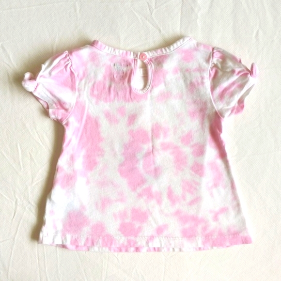 joe fresh x disney ariel little mermaid tie dye t-shirt 6-12 months baby girl - Picture 6 of 6